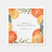 アペロスピリッツ水カラーブライダルシャワー スタンダードカクテルナプキン (正面)