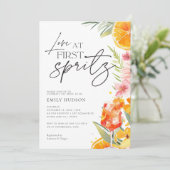 アペロスピリッツ水カラーブライダルシャワー 招待状 (スタンド正面)