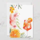 アペロスピリッツ水カラーブライダルシャワー 招待状 (裏面)