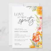 アペロスピリッツ水カラーブライダルシャワー 招待状 (正面)