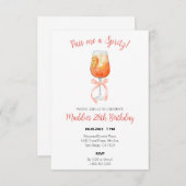 アペロスピリッツ誕生日招待状 サンキューカード (正面/裏面)