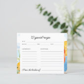 アペロスピリッツAmalfiブライダルシャワーレシピカード (スタンド正面)