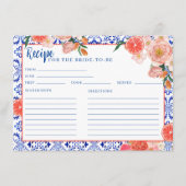 アペロスピリッツThatsアモアブライダルシャワーレシピ エンクロージャーカード (正面)