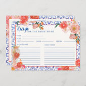 アペロスピリッツThatsアモアブライダルシャワーレシピ エンクロージャーカード (正面/裏面)