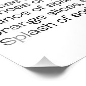 アペロルスピリッツカクテルレシピフラワーマーケットアート フォトプリント            (角)