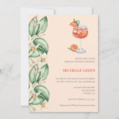 アペロルスピリッツOrangeブライダルシャワー招待QR 招待状 (正面)