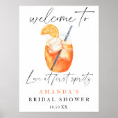 アペロルスピリツウェルカムブライダルシャワーパーティー ポスター (正面)
