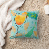 アペロルスプリッツカクテル クッション (ブランケット)