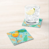 アペロルスプリッツスクエア スクエアペーパーコースター (インサイチュ)