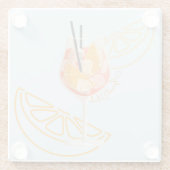 アペロル時計 ガラスコースター (裏面)