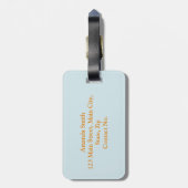 アペロル時計 ラゲッジタグ (裏面縦)