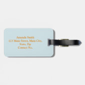 アペロル時計 ラゲッジタグ (裏面横)