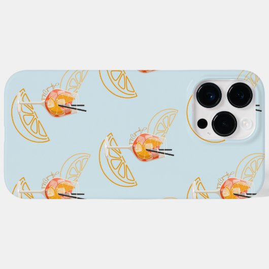 アペロル時計 Case-Mate iPhoneケース (裏面 (横))