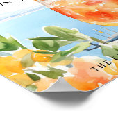 アペロル・スピリッツブライダルシャワーの数を推測 ポスター (角)