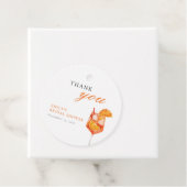 アペロールスプリッツの結婚前お披露目パーティー フェイバータグ (インサイチュ)