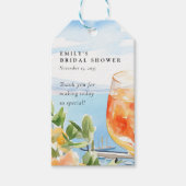 アペロールスプリッツ アマルフィ ブライダルシャワー ギフトタグ (正面)