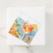 アペロールスプリッツ アマルフィ ブライダルシャワー フェイバータグ (インサイチュ)