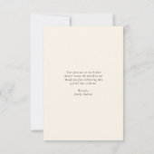 アペロールスプリッツ ウォーターカラー ブライダルシャワー サンキューカード (裏面)