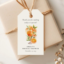 アペロールスプリッツ ブライダルシャワー ギフトタグ