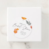 アペロールスプリッツ ブライダルシャワー クラシック ラウンド ステッカー フェイバータグ (インサイチュ)