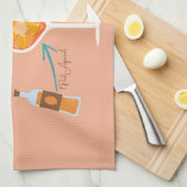 アペロールレシピ キッチンタオル (四つ折り)