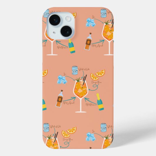 アペロールレシピ Case-Mate iPhoneケース (裏面)