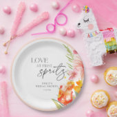 アペロール スプリッツ ウォーターカラー ブライダル シャワー ペーパープレート (パーティー)