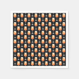 アペロール スプリッツ パターン スタンダードカクテルナプキン