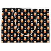 アペロール スプリッツ パターン ラージペーパーバッグ (裏面)