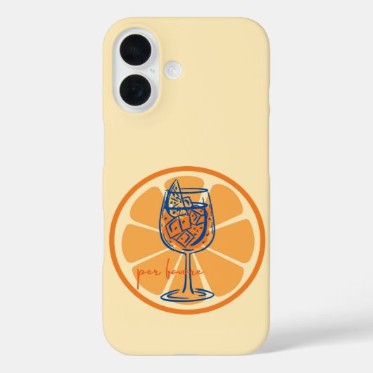 アペロール・ペル・ファヴォレ Case-Mate iPhoneケース (裏面)