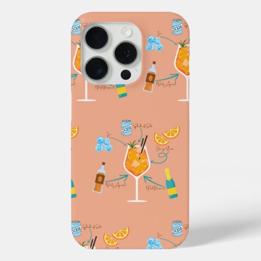 アペロール レシピ Case-Mate iPhoneケース (裏面)
