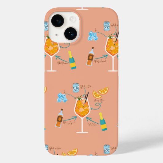 アペロール レシピ Case-Mate iPhoneケース (裏面)