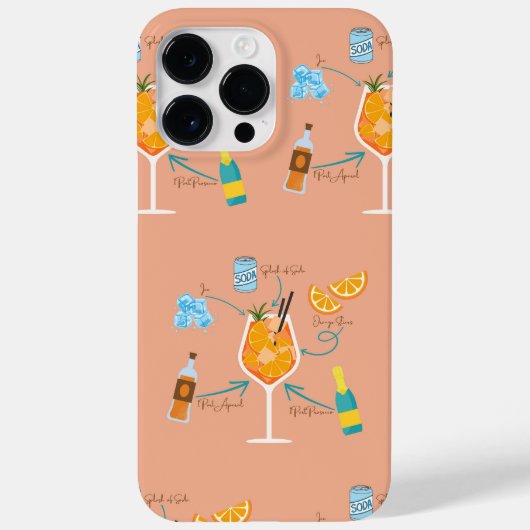 アペロール レシピ Case-Mate iPhoneケース (裏面)