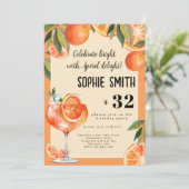 アペロ祝ル歓喜の誕生日で明るい 招待状 (スタンド正面)