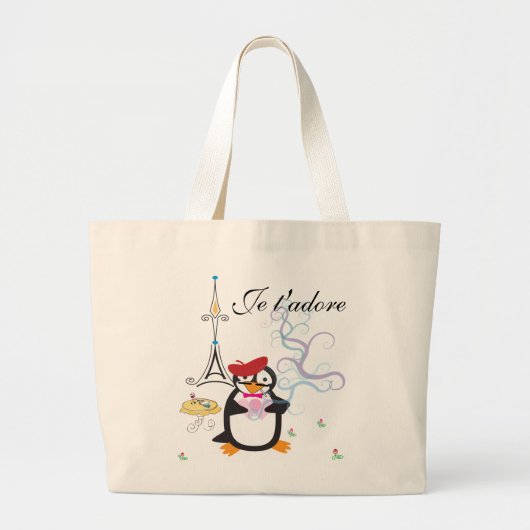 アペンギンインパリバッグ ラージトートバッグ (正面)