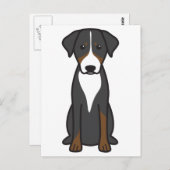 アペンツェラーセネンフント ポストカード (正面/裏面)