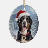 アペンツェラーセンネンハンドッグクリスマスキープサケ セラミックオーナメント (右)