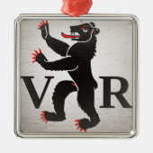 アペンツェルオーサーローデン メタルオーナメント (正面)