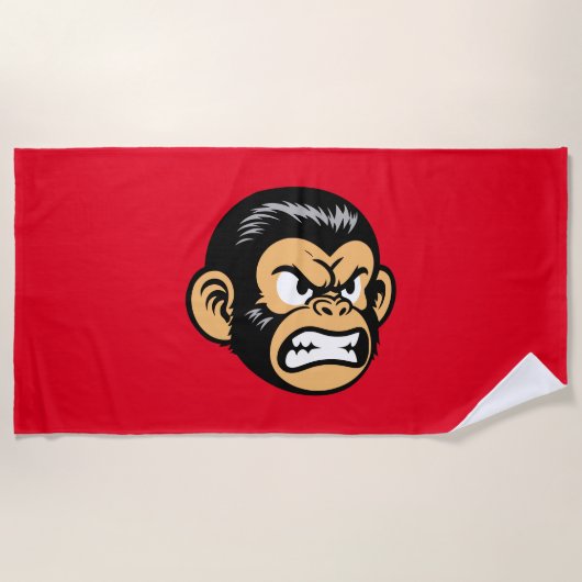 アペ怒ー ビーチタオル (正面)