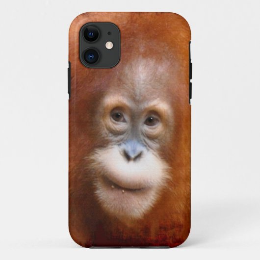 アペ素晴らしオランウータン野生動物愛好家 Case-Mate iPhoneケース (裏面)