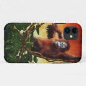 アペ素晴らしオランウータン野生動物愛好家 Case-Mate iPhoneケース (裏面(横))