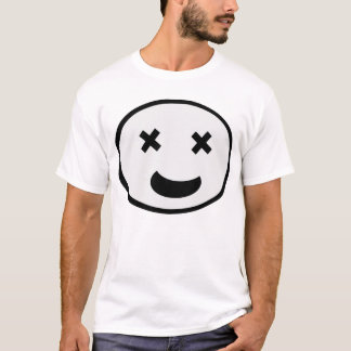 アホみたいな笑顔 ルーン 面白い表情アート Tシャツ