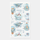 アホイかわいいクジラのテーブルの装飾ベビーシャワー (正面)