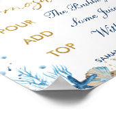 アホイそれがツインボーイ航海のベビーシャワー桃佐バー ポスター (角)