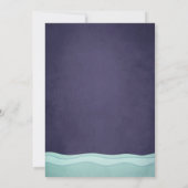 アホイそれが男の子シャワー招待状海 航海の 招待状 (裏面)