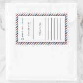 アホイそれは本の蔵書票シールポートレート 長方形シール (バッグ)