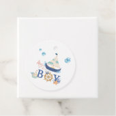 アホイそれは男の子の航海のメッセージカード フェイバータグ (インサイチュ)