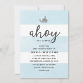 アホイそれは男の子の赤ちゃんシャワー招待状 招待状 (正面)