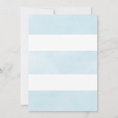 アホイそれは男の子の赤ちゃんシャワー招待状 招待状 (裏面)