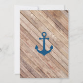 アホイそれは男の子の赤ちゃんシャワー招待状 招待状 (裏面)